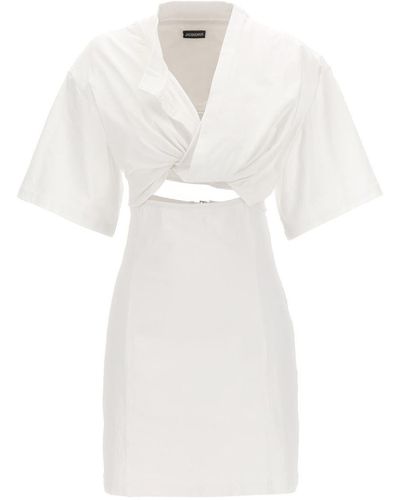 Jacquemus T-shirt Bahia Dresses - White