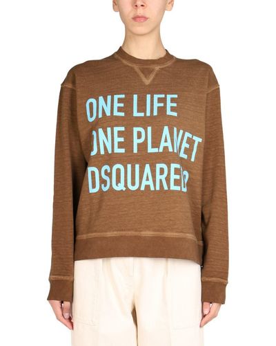 DSquared² One Life" Sweatshirt - Multicolor