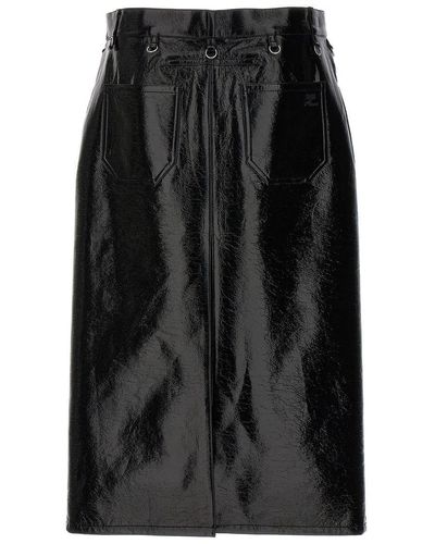 Courreges 'Multiflex' Skirt - Black