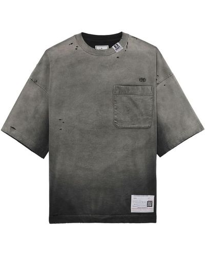 Maison Mihara Yasuhiro Sunfaded Huge T-Shirt - Gray