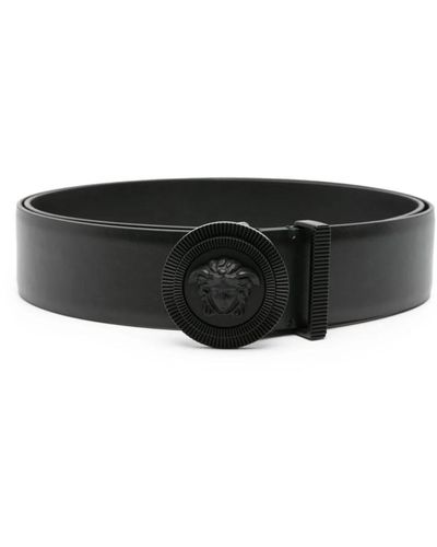 Versace Belts Leather Accessories - Black