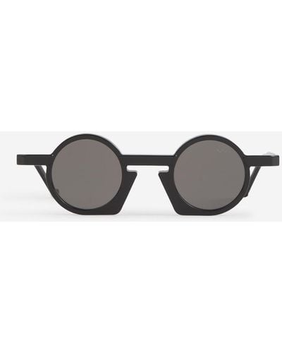 VAVA Eyewear Round Sunglasses Bl0043 - Black