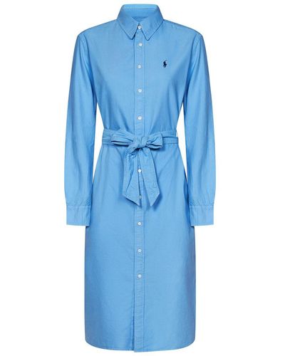 Ralph Lauren Midi Dress - Blue