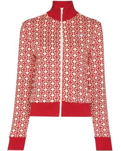 Wales Bonner Power High-neck Jacket - Red