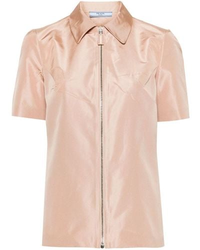 Prada Faille Shirt - Pink