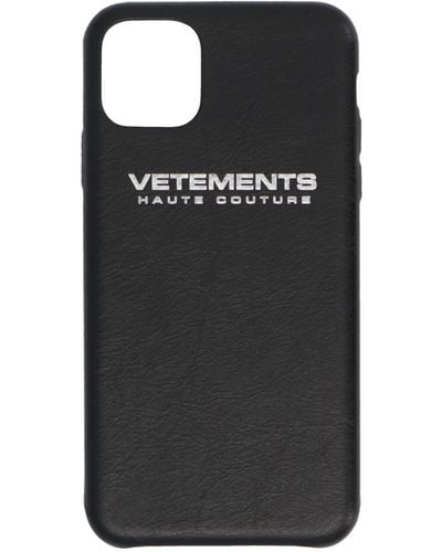 Vetements Logo I-Phone 11 Max Pro Case - Black