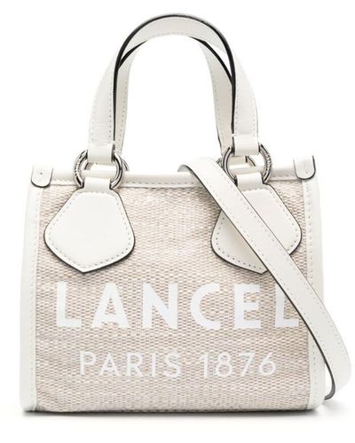 Lancel Mini Summer Tote Bags - White