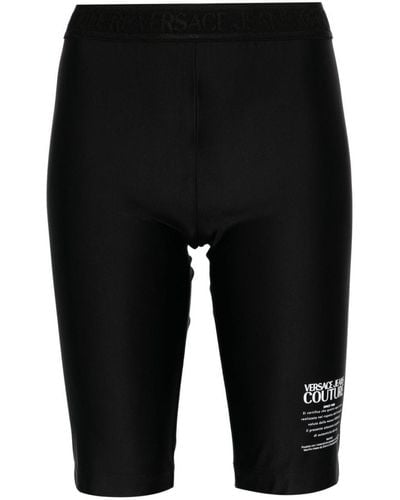 Versace Warranty Bicycle Shorts - Black