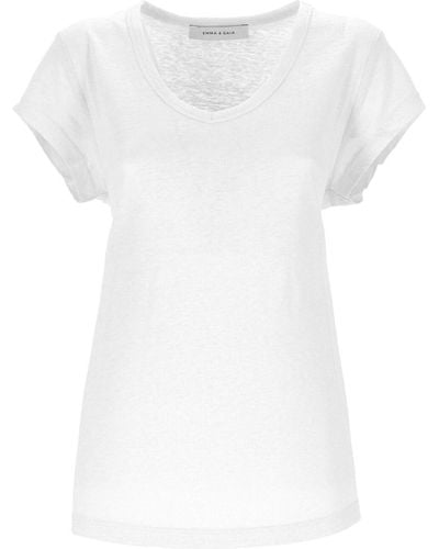 EMMA & GAIA T-Shirts And Polos - White