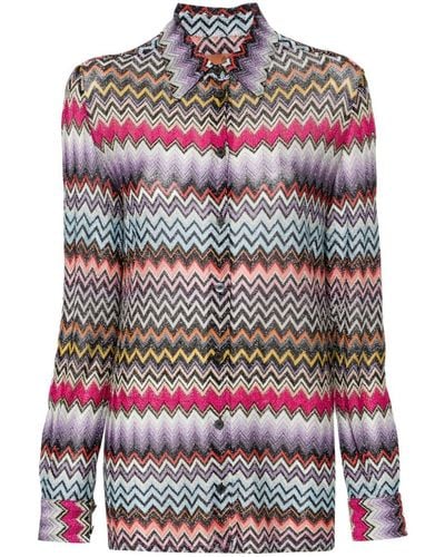 Missoni Zigzag Pattern Shirt - Multicolour