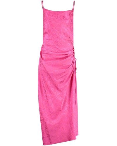 P.A.R.O.S.H. Viscose Dress - Pink