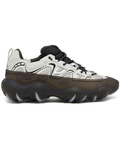 DIESEL S-prototype P1-sneakers With Transparent Rubber Overlay - Black