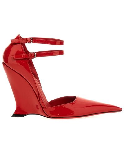 Red Wedge sandals for Women | Lyst Canada