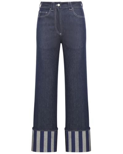 Sunnei Regular & Straight Leg Trousers - Blue