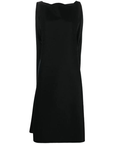 Maison Margiela Four-stitch Logo A-line Dress - Black