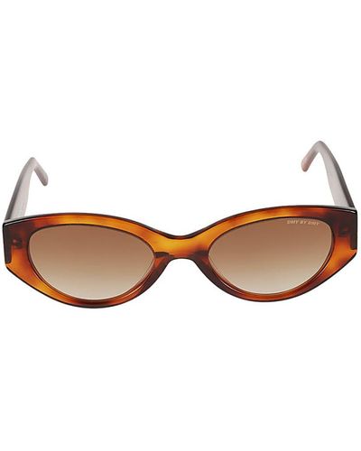 DMY BY DMY Quin Sunglasses - Brown