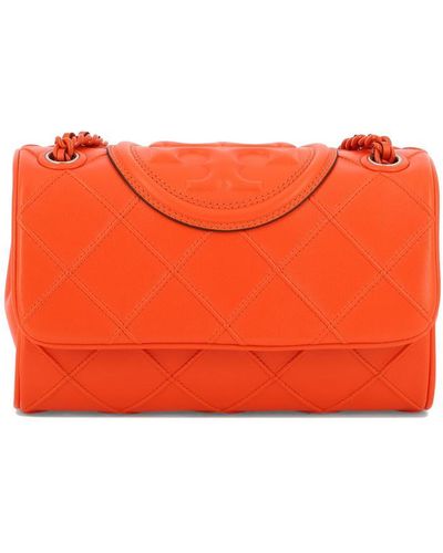 Tory Burch Fleming Soft Small Convertible Shoulder Bag - Orange