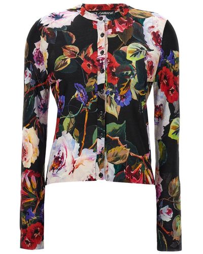 Dolce & Gabbana Roseto Sweater, Cardigans - Multicolour