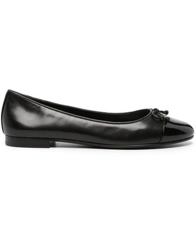 Tory Burch Women Cap Toe Ballet - Black