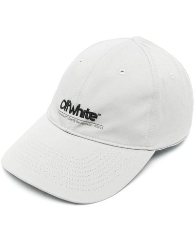 Off-White c/o Virgil Abloh Meteor Logo Cap in White for Men