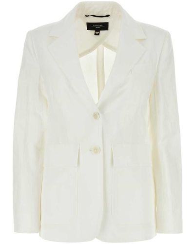 Weekend by Maxmara Jackets And Vests - White