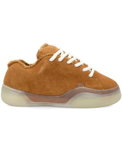 ERL Suede Skate Sneaker Leather Shoes - Brown