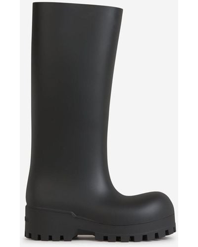 Balenciaga Bulldozer Rain Boots - Black