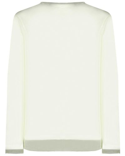 Jil Sander Back Logo Double Layer T-shirt - White