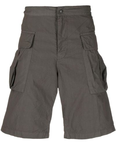 Aspesi Cotton Cargo Shorts - Grey