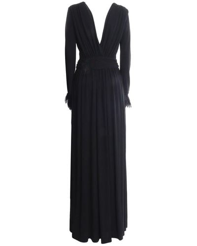 Alberta Ferretti Long Dress - Black
