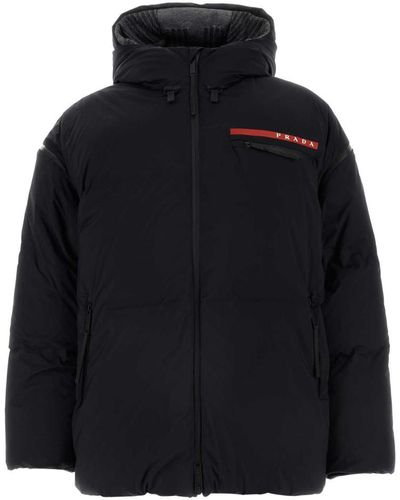 Prada Tech Sport Cropped Padded Winter Jacket — CONSUMED
