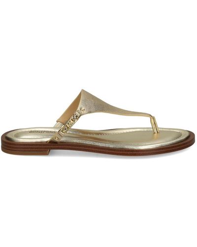 Michael Kors Daniella Leather Thong Sandals - Multicolor