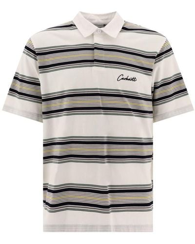 Carhartt "Gaines Rugby" Polo Shirt - Grey