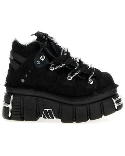 Vetements Platform Sneakers - Black