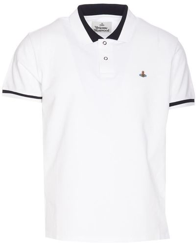 Vivienne Westwood Cotton Polo Shirt - White