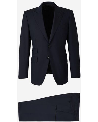 Tom Ford Wool Suit - Blue
