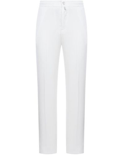 Kiton Trousers - White