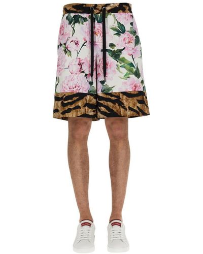 Dolce & Gabbana Floral Print Shorts - Multicolour