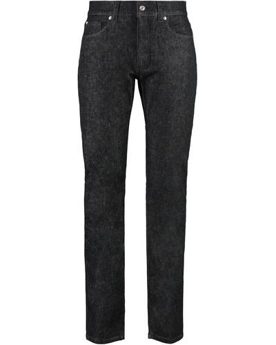 Versace 5-pocket Slim Fit Jeans - Black