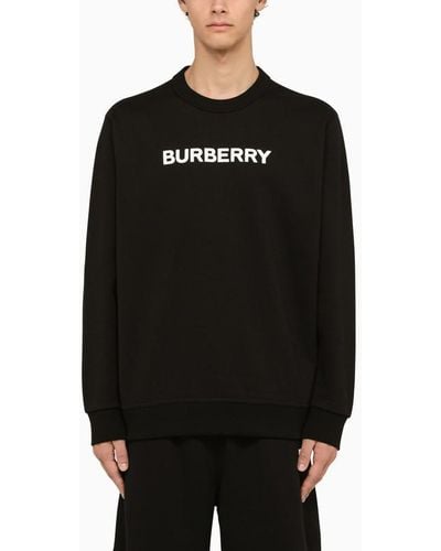 Burberry Logo Crewneck Sweatshirt - Black