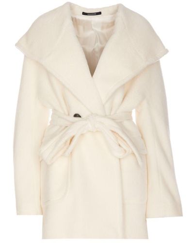 Tagliatore Wool Double-breasted Coat - Natural