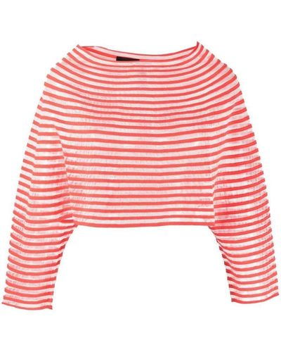 通販激安】 Armani Emporio EMPORIO ARMANI/Jumper dress - red/white
