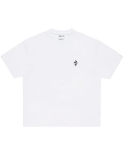 Marcelo Burlon County Of Milan Vertigo Snake Basic T-shirt Clothing - White