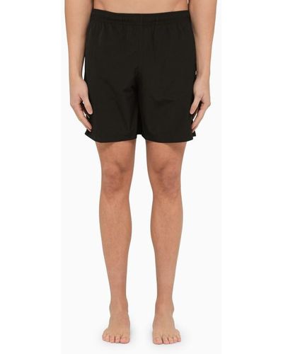 Alexander McQueen Alexander Mc Queen Black Bermuda Shorts With Logo