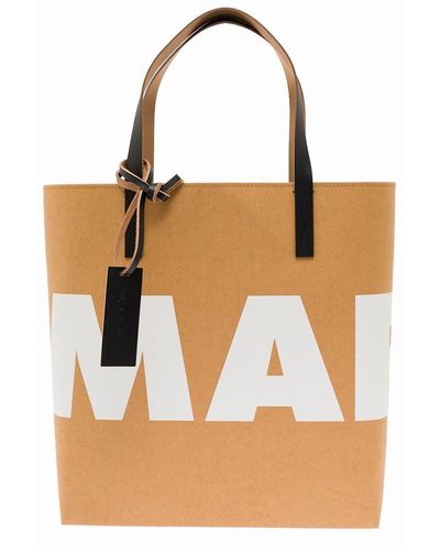 Marni Top Handle Flap Bag  Marni Pannier Tote Bag - ArvindShops