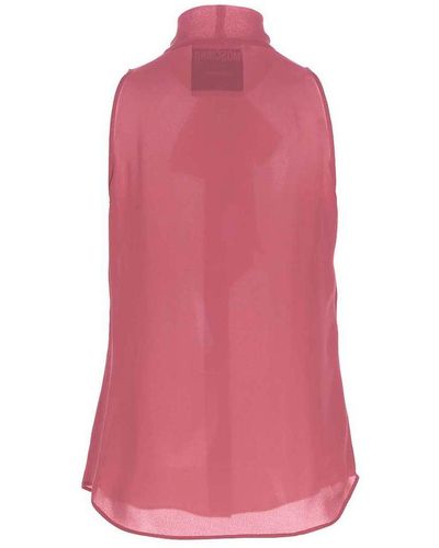 Moschino Pussy Bow Blouse - Pink