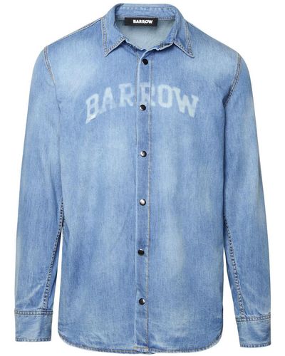 Barrow Light Cotton Shirt - Blue