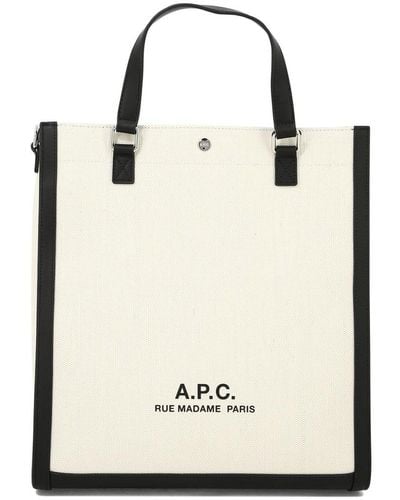 A.P.C. "Camille 2.0" Tote Bag - Natural