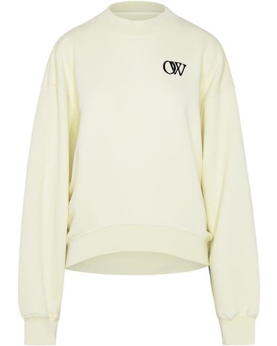 Off-White c/o Virgil Abloh Cream Cotton Sweatshirt - Natural