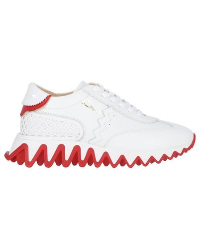 Christian Louboutin Kid's Loubishark Leather Trainers, Toddler - Red